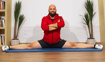 Whether you're starting out or experienced, these 8-minute exercises are great for opening up your hips and easing pelvic tension. They help strengthen your glutes and pelvic floor, which is good for better bladder and bowel control. These routines are perfect for anyone wanting to improve their side splits and hip flexibility. Repeat them three times a week